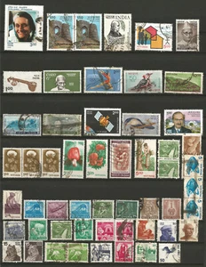 Inde un lot de 50 timbres oblitérés /TR6133 - Picture 1 of 1