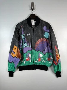 Vtg Disney Originals Unisex Full Zip Mickey Mouse Tyvek Windbreaker Jacket Sz L - Picture 1 of 11