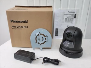 PANASONIC AW-UN70KEJ UN70 4K BLACK PTZ CAMERA TOURELLE HD-SDI HDMI - Photo 1 sur 6