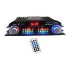 HiFi Stereo Power Amplifier FM SD USB 4 CH Amp Receiver for Party Home