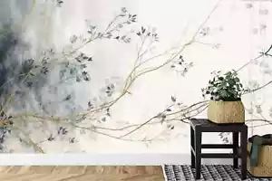 Retro brushstrokes Oil Paint Wallpaper Mural Removeable Washable Peel & Stick - Picture 1 of 11