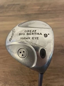 Callaway Great Big Bertha Hawkeye Driver RH 9 Degree Graphite UL R Flex W/ Cover - Picture 1 of 11
