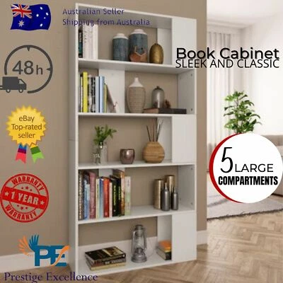 Bookshelf Display Shelf Storage Rack Bookcase Cabinet Book Room Divider Shelves - image 1 of 4