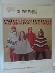Ponchos y Parkas de punto Columbia Minerva de colección década de 1960 - Imagen 1 de 1