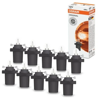 OSRAM 2721MF 1,2W B8.5d LAMPE 12V GLÜHLAMPE INNENBELEUCHTUNG 10x STÜCK