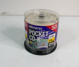 Memorex Pocket CD-R 210MB 24min 24X Multi Speed Blank Media Open Pack 47 Discs - Picture 1 of 3