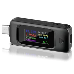 USB Tester Type-C Voltmeter Voltage Current Tester Power Meter Multimeter Ammete - Picture 1 of 9