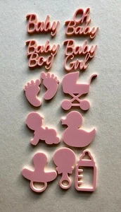 Baby themed Cake Embossers for cupcakes or biscuits - Picture 1 of 3