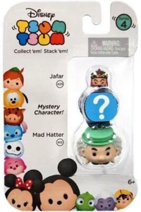 Disney Tsum Tsum Series 4 Jafar Mystery Character Mad Hatter 3-Pack Brand New - Picture 1 of 2