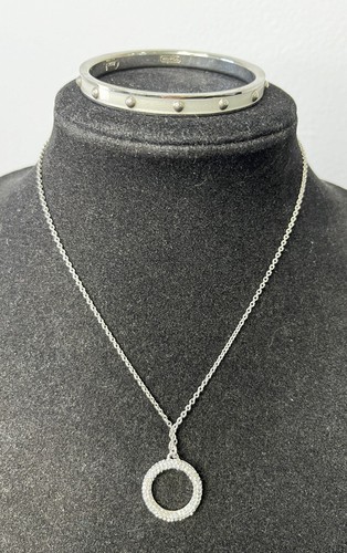 Bracciale e collana Coach in argento