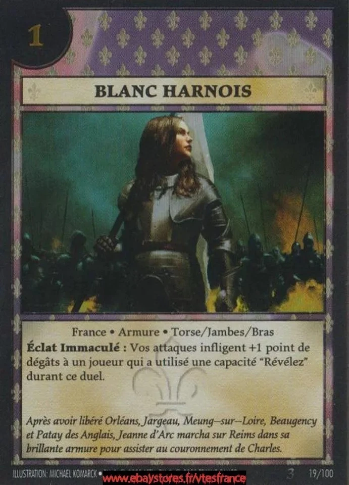 Anacronismo - Blanco Harnois 19/100 / Set #3 Fr - Imagen 1 de 2