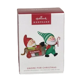 2022 Punze Wichtel zu Weihnachten 2 Andenken Ornament IOB QXR9123 - Bild 1 von 6