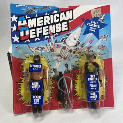 1986 REMCO American Defense черный пояс и Mac жесткий запечатанный на карте новый из старых запасов - Изображение 1 из 4