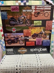 Rompecabezas Springbok Harley Davidson motocicleta 1000 piezas sello PZL6000 - Imagen 1 de 9