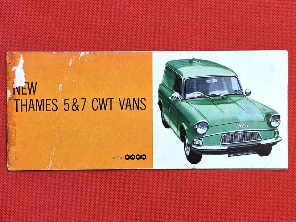 1961 New THAMES 5/7 CWT VAN UK Launch Sales Brochure (Ford Anglia) - Image 1 of 4