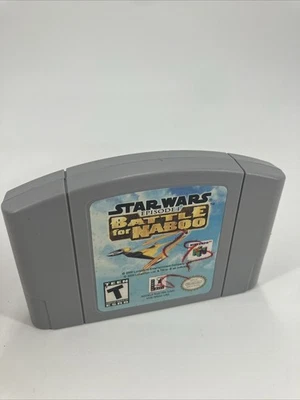 Star Wars: Episode 1: Battle For Naboo Nintendo 64 N64 Game Cartridge Tested - Image 1 of 4