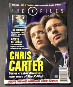 X-Files Magazine Issue 4 Aug 2002 Chris Carter Interview – NM – UFOs Roswell - Picture 1 of 15