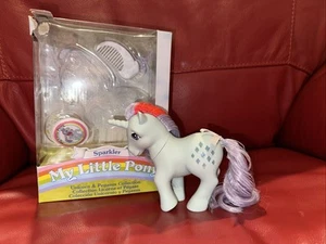 My Little Pony Sparkler v2 Unicorn 35th Anniversary Basic Fun Retro G1 2019 +box - Picture 1 of 10