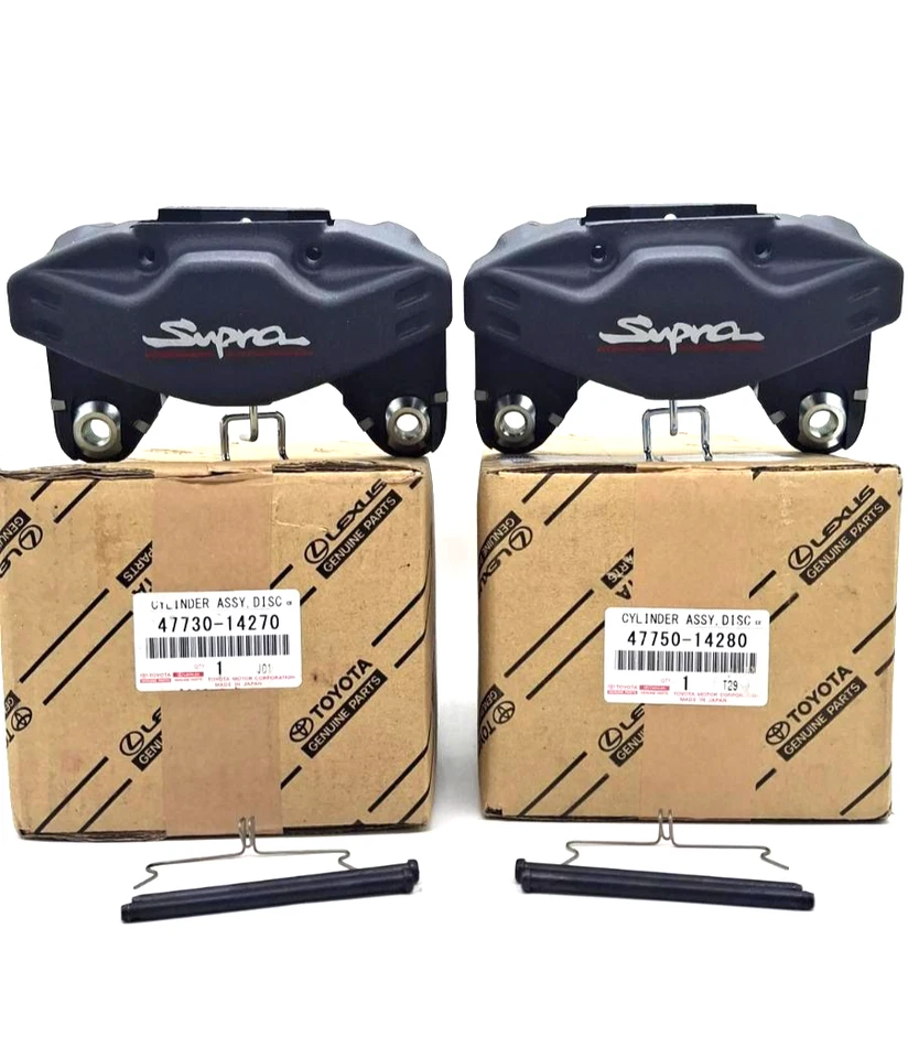 GENUINE OEM 1993-1998 TOYOTA MK4 SUPRA 3.0L TURBO REAR BRAKE CALIPERS QTY 2 - Image 1 of 4