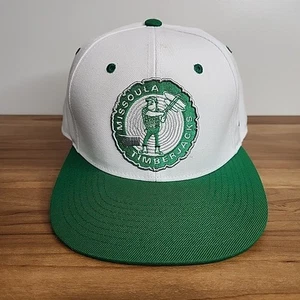 Missoula Timber Jacks White Zephyr Fitted Hat 7 7/8 Pioneer Baseball League Cap - Picture 1 of 6