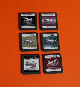 Ace Attorney Gyakuten Saiban 1 & 2 & 3 & 4 set of 4 DS JP Ver. Cartridge only - Picture 1 of 8