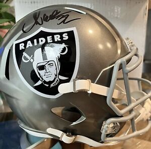 Marcus Allen Autographed Raiders Speed Replica Full-Size Football Helmet BAS COA