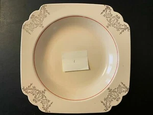 Homer Laughlin Century shape Gold Wreath and Swags rimmed soup salad bowl - Picture 1 of 8