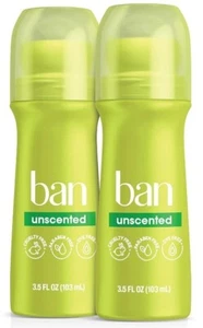 Ban Original Unscented 24-hour Invisible Antiperspirant 3.5 Fl Oz (Pack of 2) - Picture 1 of 3