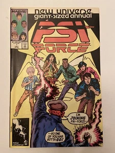 Cómics de Marvel Psi Force anual #1 1987 en estado bastante bueno Edad de Cobre - Imagen 1 de 2