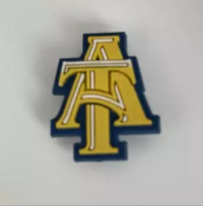 Para Carolina del Norte A&T | Aggies NCAT | Amuleto de zapato - Imagen 1 de 2