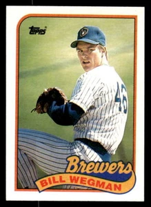 Bill Wegman 1989 Topps #768 Milwaukee Brewers - Imagen 1 de 2