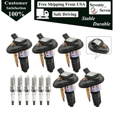 Bobina de encendido y bujía UF303 5 piezas para Chevrolet Colorado 2004-2006 3,5 L L L5 Foto 1 de 4