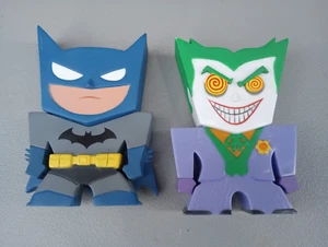 Funko Blox DC Universe BATMAN & THE JOKER  #1 & 2 Vinyl Figure Comics Pop Figure - Picture 1 of 6