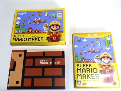 Super Mario Maker Wii U Japanese Version with Limited Edition Booklet - Image 1 of 4