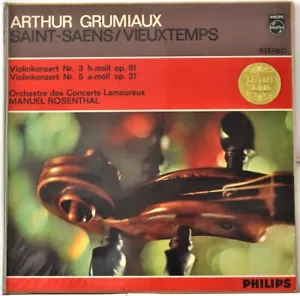 PHILIPS STEREO HOLLAND SAINT-SAENS / VIEUXTEMPS "Violinkonzert" SZERYNG LUXUS - Bild 1 von 7