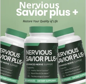 Nerve Health Support-Nerve Supplement With Vitamins Alpha Lipoic Acid 400mg New - Picture 1 of 8