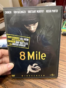 8-Mile (DVD, 2003-Full Frame Uncensored-Bonus Materials) Eminem-Brittany Murphy✔ - Picture 1 of 4