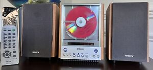 Sony CMT-EX1 Mini AM FM CD Player Stereo Component System w/ Remote SERVICED