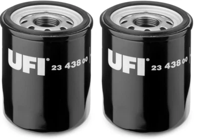 OFFERTA 2 Filtri Olio Motore Mito 500 Panda Punto Ypsilon Stilo ka UFI 23.438.00 - Immagine 1 di 3