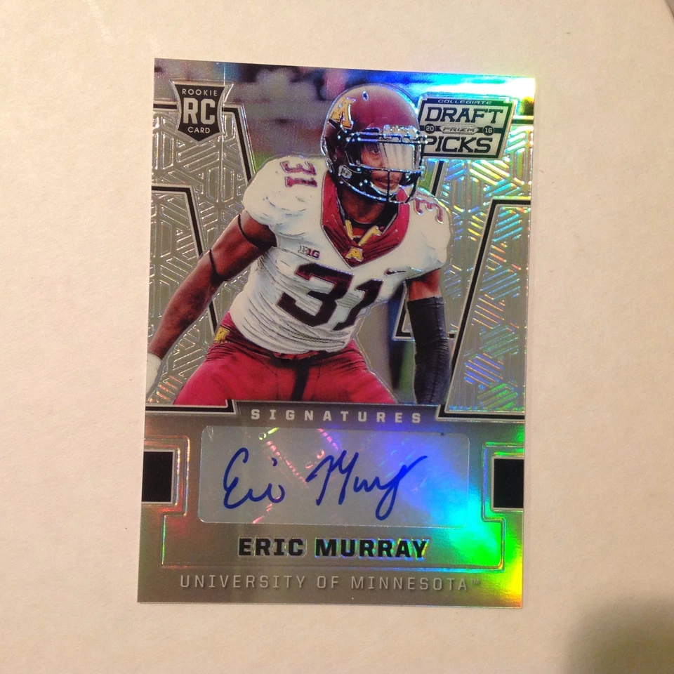 ERIC MURRAY #244 Minnesota Chiefs RC Auto 2016 Panini PRIZM DRAFT PICKS Refract - Image 1 of 1