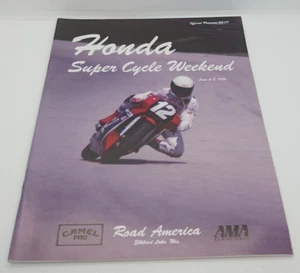 1986 Honda Super Cycle Weekend Road America Program Fc1 - Picture 1 of 7