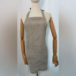 ATTITUDE & APRON Belgian flax linen APRON O/S - Picture 1 of 4