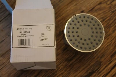 Cabeça de chuveiro Huntington latão P0227301 ajuste único cromado - Imagem 1 de 3