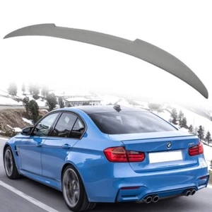 UNPAINTED ABS For BMW F30 F80 M3 V TYPE REAR TRUNK SPOILER M Sport 328i - Picture 1 of 10
