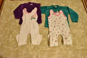 Retro Baby 2 x  Strampler 2 x Oberteil  Vintage - Bild 1 von 13