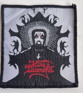 PARCHE VINTAGE King Diamond, no cosido en nada, gran pieza. Aprox 4"X4" - Imagen 1 de 2