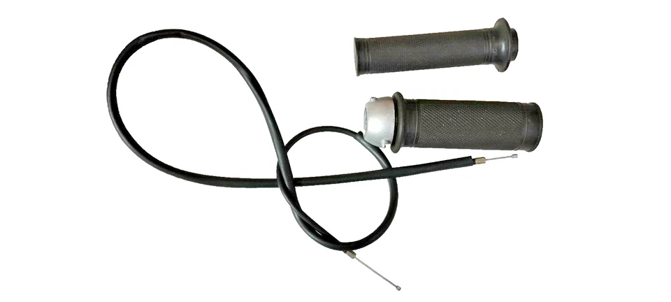 JUEGO DE ACELERADOR EMBRAGUE COMPLETO VINTAGE JAWA CZ CON CABLE DE 40" #25A23 Foto 1 de 4