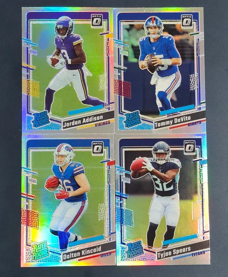 2023 Optic Football HOLO PRIZMS Rated Rookies 201-300 You Pick the Card - Image 1 of 1