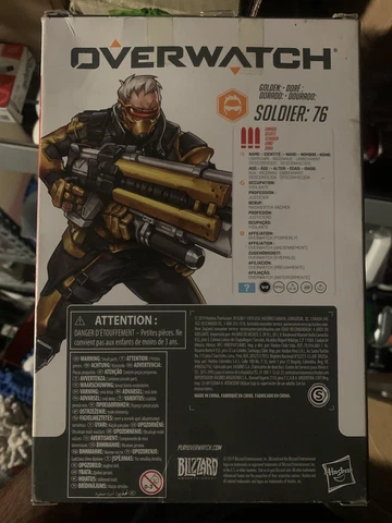 Overwatch Ultimate 6" Soldier: 76 Action Figure Rare Collectible Cover