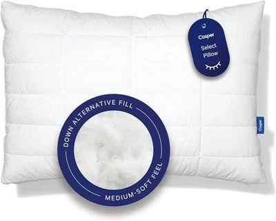 SERTA Casper Select Down Alternative Pillow, Standard